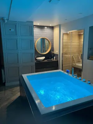 Plan de l'établissement Appartement avec Jacuzzi Sauna & Home Cinéma - Nid d'Angers