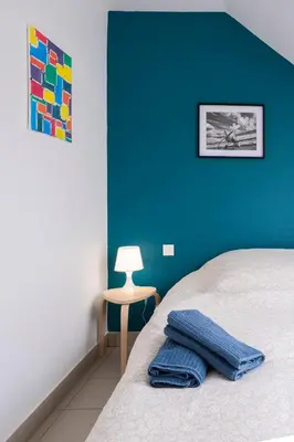 Un ou plusieurs lits dans un hébergement de l'établissement immeuble entier ✰ coeur de ville ✰ terrasse balcon