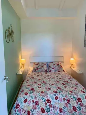Un ou plusieurs lits dans un hébergement de l'établissement Cottage poétique entre vignes, Loire et moulin