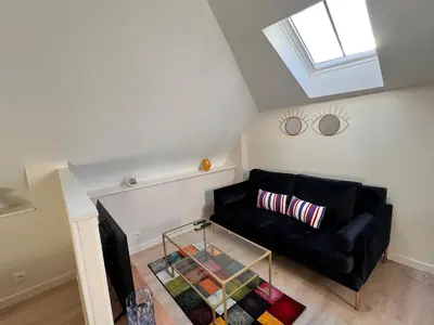 Coin salon dans l'établissement Lysbed - T2 Le Flore