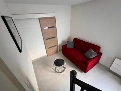Coin salon dans l'établissement Lysbed - T2 Le Flore
