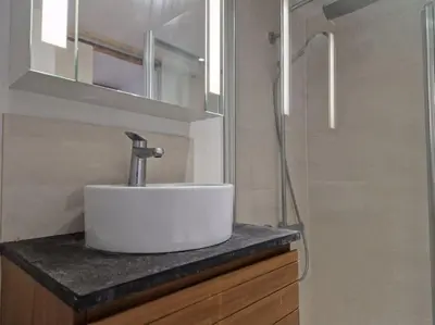 Salle de bains dans l'établissement Loft de charme hypercentre