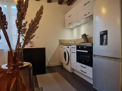 Cuisine ou kitchenette dans l'établissement Loft de charme hypercentre