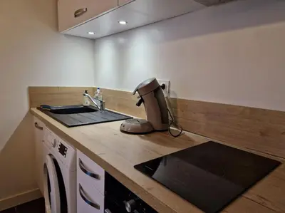 Cuisine ou kitchenette dans l'établissement Loft de charme hypercentre