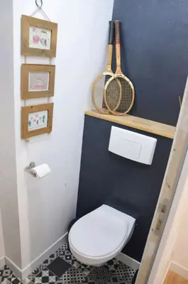 Salle de bains dans l'établissement Chambre indépendante - WC et SDB privatifs