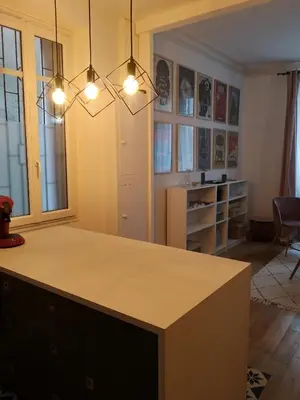 Cuisine ou kitchenette dans l'établissement Charme et confort en plein centre historique