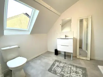 Salle de bains dans l'établissement Appartement 2chambres/PuyDuFou