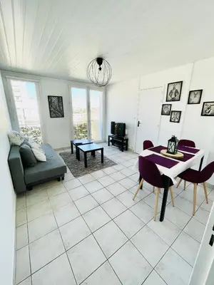 Coin salon dans l'établissement Magnifique T3 proche puy du fou