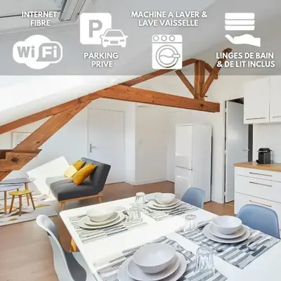 Minuit à Paris - Wifi fibre/Linge/Parking