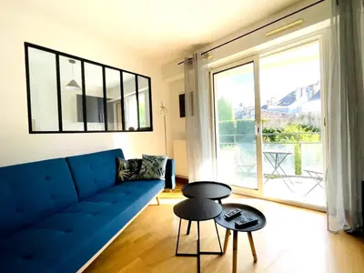 Coin salon dans l'établissement Casa Fluo