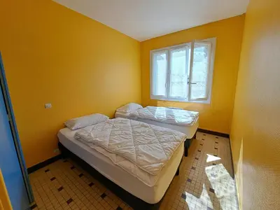 Un ou plusieurs lits dans un hébergement de l'établissement Maison Familiale Proche Mer - 5 Pers, Saint Jean de Monts - FR-1-323-410