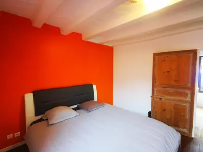 Un ou plusieurs lits dans un hébergement de l'établissement Trentemoult : Charmante grande maison avec vue sur Loire 105 m2