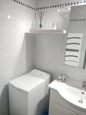 Salle de bains dans l'établissement Casa Marina - Le Petit Bleu Vue mer