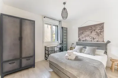 Un ou plusieurs lits dans un hébergement de l'établissement Le Renoir - Maison au calme à 20min de Nantes