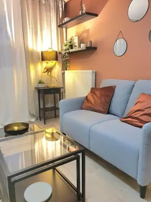 Coin salon dans l'établissement Duplex neuf - à 5 min de Nantes