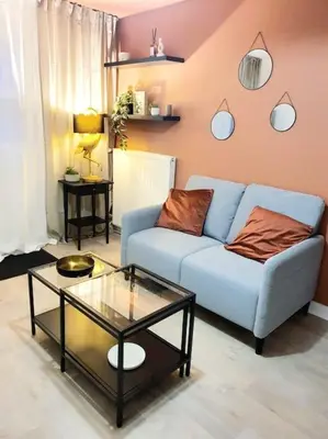 Coin salon dans l'établissement Duplex neuf - à 5 min de Nantes