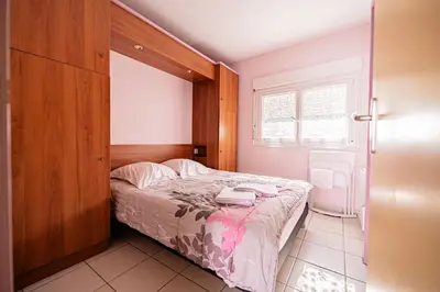 Un ou plusieurs lits dans un hébergement de l'établissement Appartement 27 Groix
