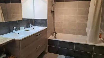 Salle de bains dans l'établissement Le nid
