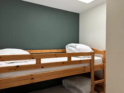 Un ou plusieurs lits dans un hébergement de l'établissement Appart en front de mer pour famille : Molène