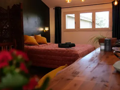 Coin salon dans l'établissement Le Grenier Du Botaniste