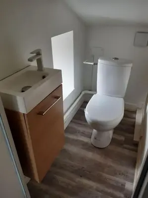 Plan de l'établissement Petite maison proche plage 2/4 p