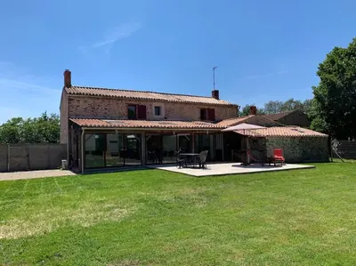Jardin de l'établissement Maison de campagne en Vendée