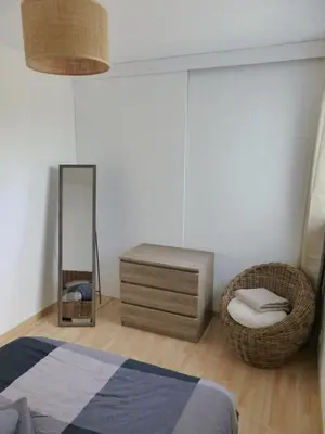Un ou plusieurs lits dans un hébergement de l'établissement VULCAIN 4, 14ème, Ile de Nantes, vue exceptionnelle avec parking