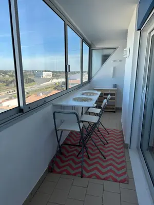 Balcon ou terrasse dans l'établissement Les sables d'or, vue mer, wifi et parking privé