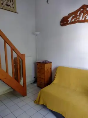 Coin salon dans l'établissement Appart - résidence avec piscine St jean de Monts