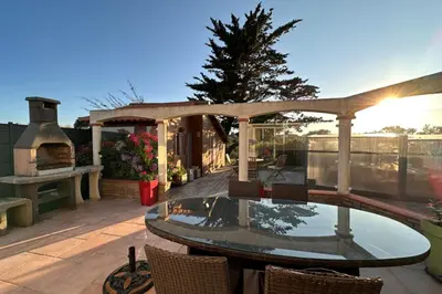 Balcon ou terrasse dans l'établissement La Tara - Vue mer - Parking - Terrasse