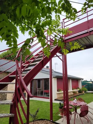Jardin de l'établissement Gite le Nid de l'Erdre