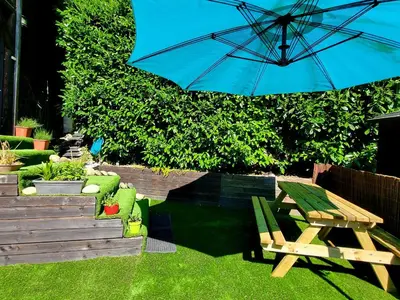 Jardin de l'établissement Chez Nirina proche Puys DuFou