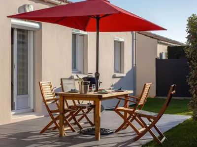 Terrasse ou espace extérieur de l'établissement Holiday Home Les Pêcheries by Interhome