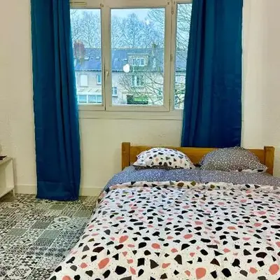 LE BORD DE LA LOIRE - chambre avec salle de bains commune