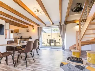 Cuisine ou kitchenette dans l'établissement Le Cocoon Briéron