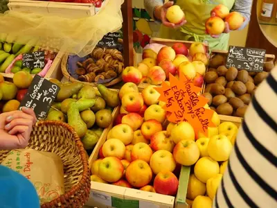 Nourriture dans la maison de vacances ou à proximité