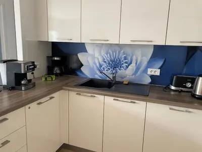 Cuisine ou kitchenette dans l'établissement Maison spacieuse près de la forêt avec terrasse et parking privé - FR-1-323-520