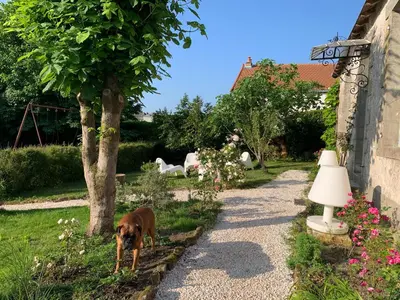 Jardin de l'établissement Cottage-Saint Laurent sur Sèvre