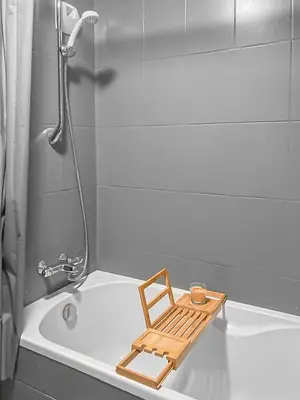Salle de bains dans l'établissement Le Lumineux - Proche centre-ville et Atlantis