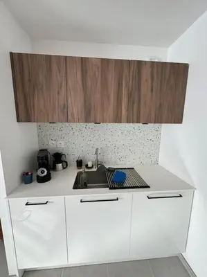 Cuisine ou kitchenette dans l'établissement Appartement Plein Centre