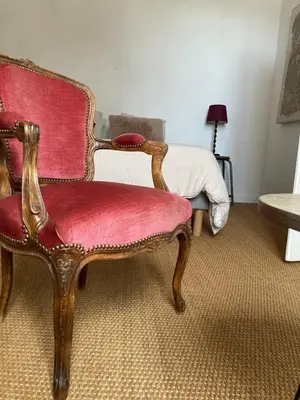Coin salon dans l'établissement Ô Bord de Loire