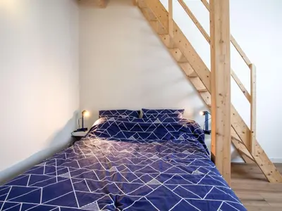 Un ou plusieurs lits dans un hébergement de l'établissement Holiday Home Ty Gwen by Interhome