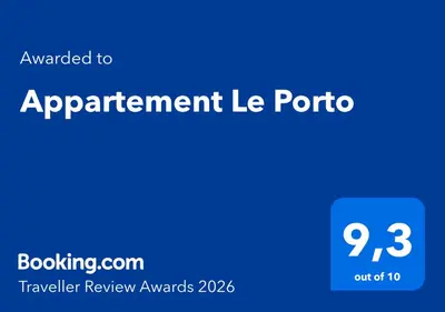 Certificat, récompense, panneau ou autre document affiché dans l'établissement Appartement Le Porto