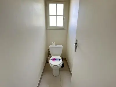 Salle de bains dans l'établissement Le Val de Vie