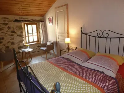 Un ou plusieurs lits dans un hébergement de l'établissement Le Moulin de Drapras