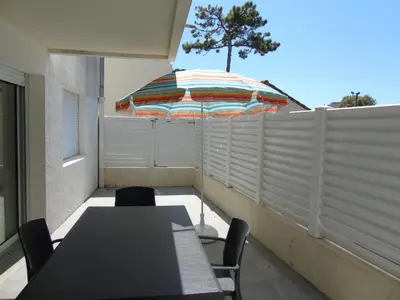 Balcon ou terrasse dans l'établissement Les Genêts