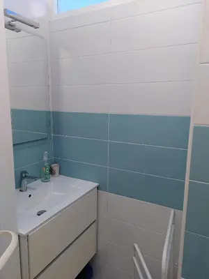 Salle de bains dans l'établissement La Jacinthe
