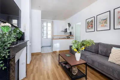 Cuisine ou kitchenette dans l'établissement La Dolce Notte - Calme & central, tout à pied