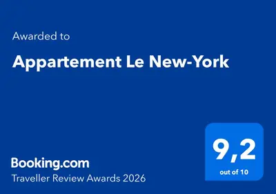 Certificat, récompense, panneau ou autre document affiché dans l'établissement Appartement Le New-York