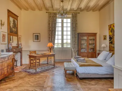 Coin salon dans l'établissement Le Petit Serrant - maison d'hôtes d'exception